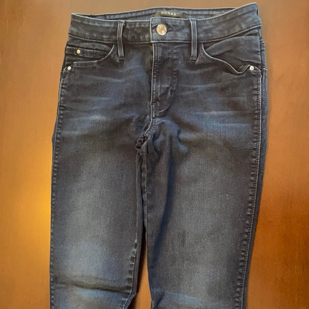 Guess Curve X Skinny Dark Jeans Size 25 EUC